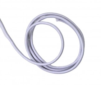 Elastisch koord lichtgrijs  3 mm dik koordelastiek