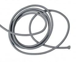 Elastisch koord grijs  3 mm dik koordelastiek