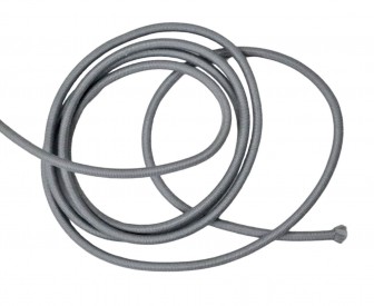Elastisch koord grijs  3 mm dik koordelastiek
