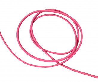Elastisch koord donkerroze 3 mm dik koordelastiek