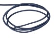 Marine kleurig koord elastiek. 3 mm. Diep donkerblauw.  De prijs is per meter