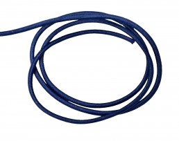 Elastisch koord donkerblauw  3 mm dik koordelastiek