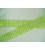 Boerenbont lint Lime/wit geruit 25mm breed
