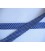Biaisband Donkerblauw met witte stip