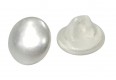 Exclusieve parelknoop  Plat  8 mm  774Br