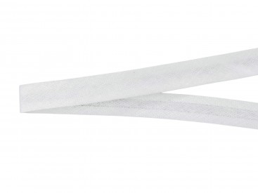 Biaisband 12 mm breed  Offwhite  100 % katoen