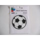 Voetbal applicatie Zwart/Wit 4.6 cm.