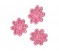 Bloemapplicatie Roze  24mm
