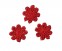 Bloemapplicatie Rood  24mm
