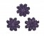 Bloemapplicatie Paars  24mm