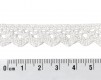 Wit kantklos kant van 15 mm  breed  100% katoen