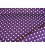 Middelstip katoen Paars/wit 8270