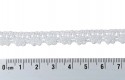 Wit kantklos kant van 10 mm breed  100% katoen