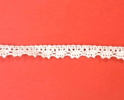 Ecru kantklos kant van 10 mm breed  100% katoen