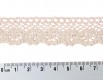 Katoen kant Creme lijkt gehaakt  20 mm breed
