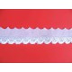 Wit katoen kant met golf en gaatjes 15mm. 917H