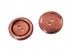 Kunststof knoop 2 gaats Cognac 15mm  546-S8