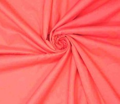 Batist stof koraal rood.   100 % katoen  70 gram/m2  140-150 cm breed