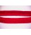 Tresband Rood gemeleerd 35 mm. 385