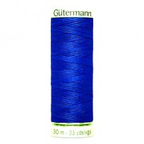 Wat dikker siersteekgaren van Gütermann  Kleurnummer 315.  Koningsblauw  30 mtr