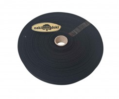 Biaisband per rol van 50mtr  Zwart 2cm