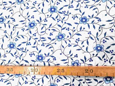 Delftsblauw met drukke takjes  9TG