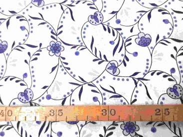 Delftsblauw  met takjes  10