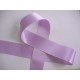 Lila satijnlint dubbelzijdig van 40 mm. breed.