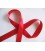 Satijnlint Rood 25 mm breed