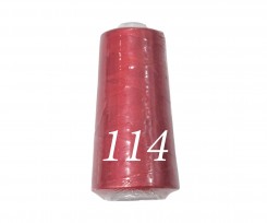 Lockgaren. 3000 yards.  Rood  100% polyester  Dikte 40/2 Ook geschikt als naaigaren.  Goldspun overlockgaren