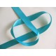 Aqua kleurig satijnlint double faced van 25 mm. breed.