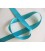 Satijnlint Aqua 25 mm breed