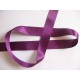 Donkerpaars kleurig satijnlint double faced van 25 mm. breed.