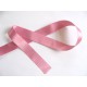Oudroze satijnlint double faced van 25 mm. breed.