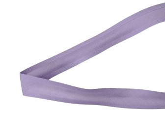 Dox biaisband van 2 cm breed  Lila  100 % katoen  De prijs is per meter en "1" staat voor 1 meter