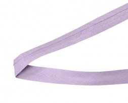 Biaisband 12 mm breed  Licht lila  100 % katoen