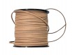 Suede koord.  Camel  Breed: ongeveer 3 mm.