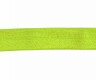 Elastisch vouwtres biaisband.  Llicht lime.  20 mm breed.  Elastisch biaisband wordt gebruikt om rekbare stoffen af te werken.