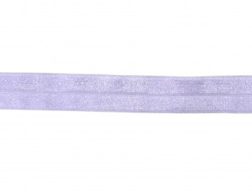 Elastisch vouwtres biaisband.  Lila.  20 mm breed.  Elastisch biaisband wordt gebruikt om rekbare stoffen af te werken.