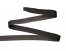 Elastisch vouwtres biaisband Donkerbruin 461H