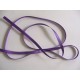 Paars satijnlint double face van 6 mm. breed.