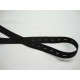 Zwart knoopsgaten elastiek van 20 mm. breed.