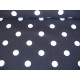 Grote stip katoen Zwart/wit 8283
