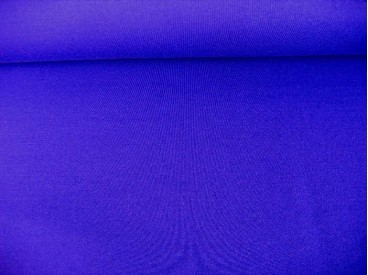 Kobalt  joggingstof. Deze sweatstof is ook een heel geschikte stof voor huispakken.  80%co/20%pe  1.50 mtr.br.  245 gram/m2