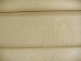 Licht zandkleurige canvas  100% katoen  1.45 mtr.br.  240 gr/m2.