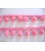 Sierband met pompom bolletjes Roze