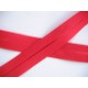 Biaisband rood. 100% katoen. 30 mm breed