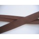Biaisband Donkerbruin 3 cm breed