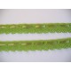 Gekleurd kant met satijnlint  Lime  2cm breed