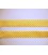 Elastisch biaisband met stip Geel/wit 6035